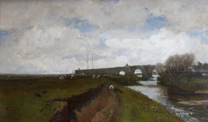 Auf der Medway - Windiger März